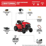 CRAFTSMAN T100 11.5 HP Riding Lawn Mower - Image 8