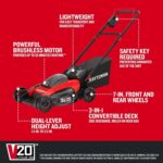 CRAFTSMAN V20 20-Inch Cordless Push Lawn Mower - Image 2