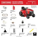 CRAFTSMAN 42-Inch Gas Riding Lawn Mower with Gear Drive - Image 8